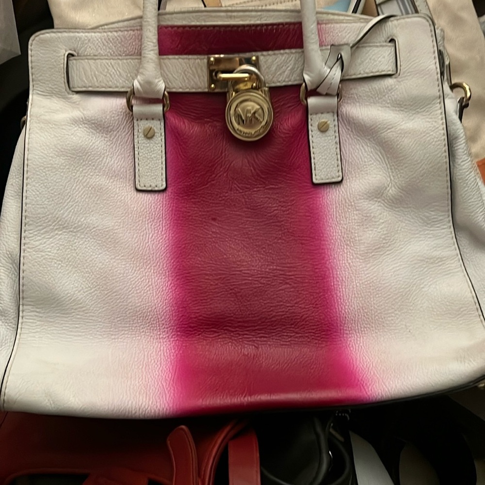 MK Pink And White